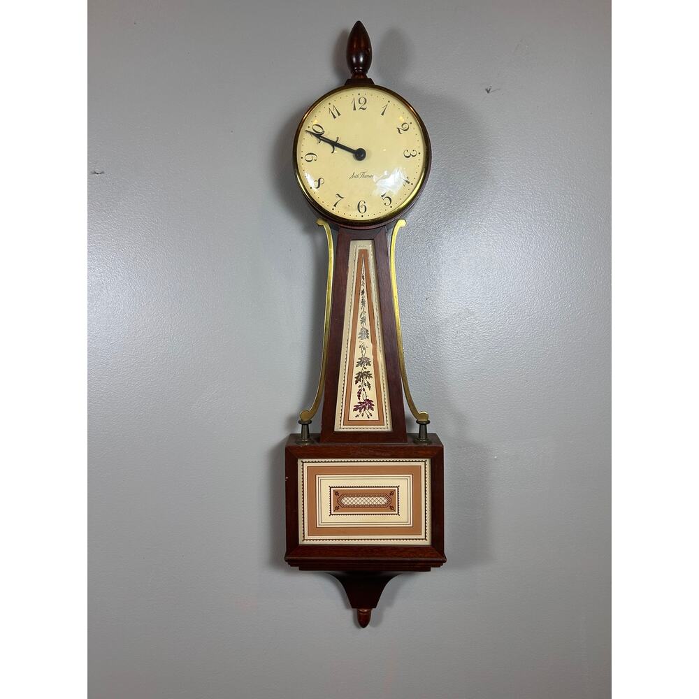 Seth Thomas Homestead Banjo Wall Clock